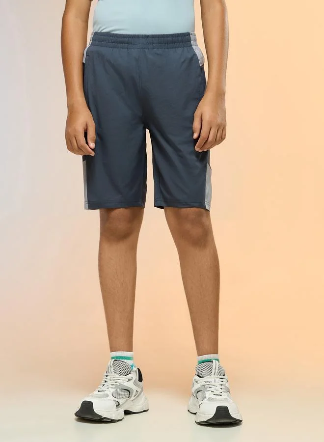 Technosport Boys Slim Fit Sports Shorts with TS FLEXI